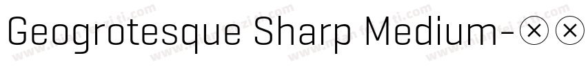 Geogrotesque Sharp Medium字体转换